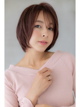 カバーヘア ブリス 戸田公園西口店(COVER HAIR bliss) 小顔矯正立体カット大人ボブショートY戸田公園20代30代40代