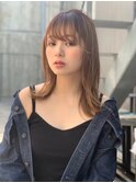 AUSTIN☆大人かわいい前髪セシルカットココアブラウンネオウルフ