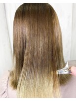 アンフィユヌキャトル(AnFye une Qatll)&nbsp;ジュエリーシステム×LULUトリートメント×縮毛矯正で艶髪♪