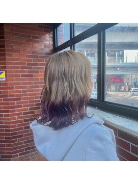 ヘアリゾートエーアイ 西日暮里店(Ai) 【グラデーション】ピンクバイオレット