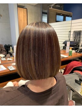アース 三軒茶屋店(HAIR&MAKE EARTH) 細かめのハイライトでギャルにならずナチュラルな印象に