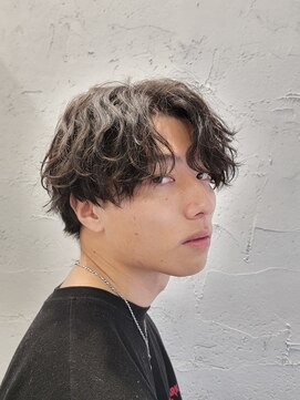 フィフス 原宿(fifth) ツイストスパイラルパーマツーブロックマッシュショートレイヤー