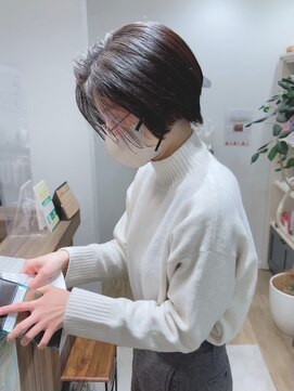 モリオフロムロンドン 松戸店(Morio from London) 【 松戸 岩口】黒髪つややかハンサムショート