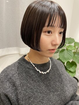 トゥッカ(TUKKA.) ミニボブ×ダークブラウン