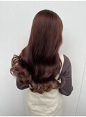 大人可愛いシルキーベージュブラウン