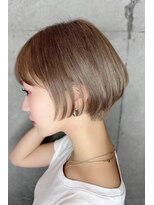 リークフー(Ree cu fuu)&nbsp;10代20代30代40代 前髪　内巻きミニボブ　藤沢