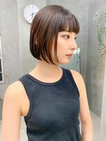 テトヘアー(teto hair) ミニボブ、きりっぱなしボブ、パッツン前髪