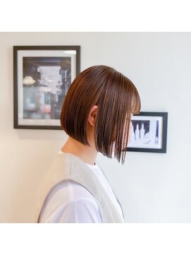 チュール バイ ラランジェ 横川店(ture by LARANJE) 前下がりボブ/ベージュブラウン/広島/横川
