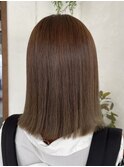 切りっぱなし ミディアムヘア