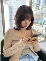 アクアオモテサンドウ(ACQUA omotesando) ◇小顔になれるミディアムウルフ