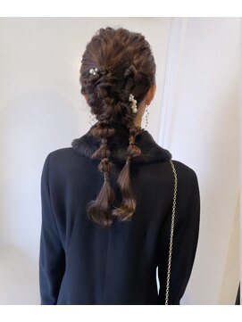 メルシー(merci.) もこもこ編み下ろしアレンジ