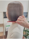 切りっぱなしストレートボブ!