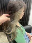 ベージュインナーカラー