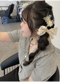 編みおろしスタイル