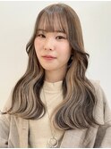 仕事や学校で隠せるバレないインナーカラー　表参道美容院