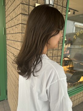 グロウウィング(GROWING) olive greige × mideam layer