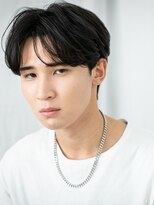 トニーアンドガイメン ホテル京阪仙台店(TONI&GUY MEN)&nbsp;20代30代かき上げセンターパート刈り上げマッシュe仙台