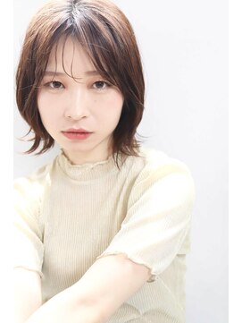 アムネシア 三軒茶屋(AMNESIA) 秋色/耳かけボブ/ショコラブラウン