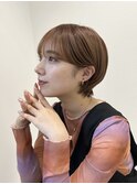 【小顔に見える】顔まわりカット×丸みショート