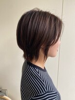 カシェ リタ ヘアー(CACHE'&RITA HAIR)&nbsp;ショートウルフ◯伸ばしかけカット◯マロンブラウン