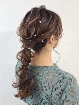 ヘアセットサロン ミント(Hair set salon MINT)の写真/【平日早朝要相談♪・土日8:00～受付◎】ヘアセット専門店の崩れにくい,魅力引き出すヘアセットが¥1500～♪