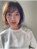 【新宿】ショートボブくびれレイヤーブリーチなしダブルカラー