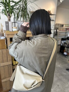 ムニ(MUNI) 地毛×ミニボブ！