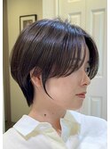 ウェーブミディアム似合わせカットメルティカラーショート/大宮