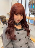 【スタイリストArisa】ブリーチなしダブルカラーオレンジカラー
