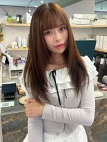 ハチ(HACHI) ブリーチ1回でできるブラウンカラー