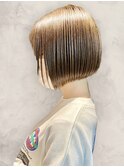 透明感♪髪質改善カラー小顔艶感ミディグレージュハイライト