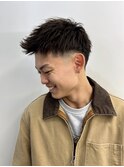 波巻きツイストスパイラルパーマ/フェザーパーマ/眉毛/メンズ