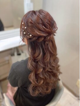 ヘアセットサロン ミント(Hair set salon MINT) ルーズハーフアップ