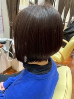 美容室ヒラトヤ 都南店&nbsp;寒色系カラー絶壁解消前下がり小顔カットボブ