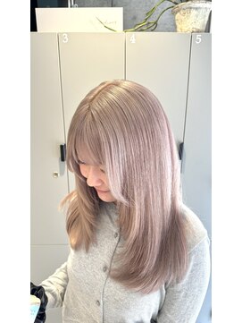 アース エレガンス 吉祥寺店(EARTH Elegance) 透け感ピンクベージュ