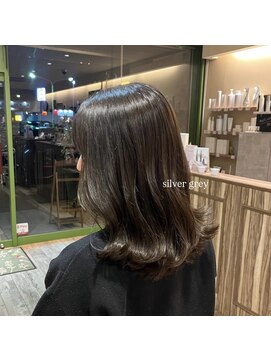 ヘアーメイク アンニコ(hair make an nico) シルバーグレージュ