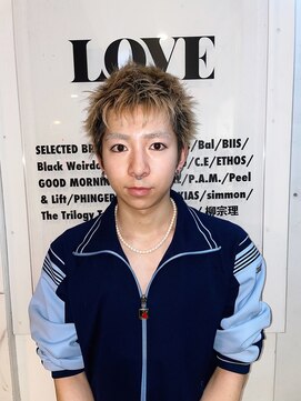 シアン 矢場町店(CYAN.) メンズ×スパイキーショート