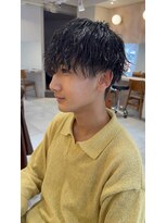 キャンバス バイ ネオリーブ 横浜西口(Canvas by neo.)&nbsp;横浜★ツイストスパイラルパーマメンズマッシュ