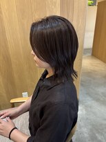 ソウス ユアン(SOURCE yuan) 大人ミディアムレイヤーボブ【佐藤和弥】