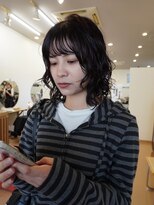 ニディー バイ デイジー(Nidee by Daisy)&nbsp;ミディアムパーマ  福岡パーマ レイヤーパーマ ウルフパーマ