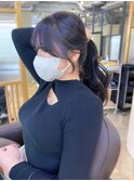 結んでも可愛いフェイスレイヤー
