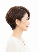 ペンシエロ(Pensiero) ショートボブ×明るい白髪染めミネラルカラー