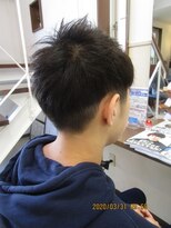 コアフィールフィス(COIFFURE fils)&nbsp;【見附・今町】中学生カット　ツーブロック×レイヤー