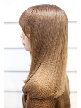 ニューラインギンザ(New-Line 銀座) ハイトーンカラーヘルシーロング 髪質改善 ニュアンスカラー