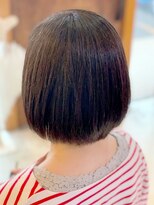 アークスヘアー&nbsp;ダークべージュ襟足すっきりで大人かわいい☆暗髪×小顔大人ボブ