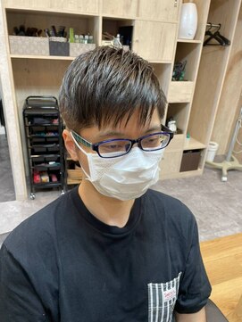 マインド サイトー ヘア アンド スパ mind saito hair&SPA サイドミドル×襟足ロー刈り上げ