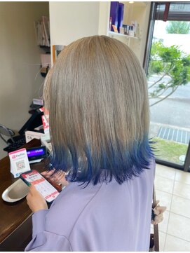 ヘアプロデュース ムース(Hair Produce MU SU) ハイトーン裾カラー