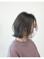 スパ ヘアーデザイン(SPA hair design) 外はねカジュアルな切りっぱなしボブ