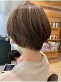 甲子園口/髪質改善/ショート/ハイライト/酸性ストレート