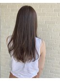 ナチュラルロング×ニュアンスカラー